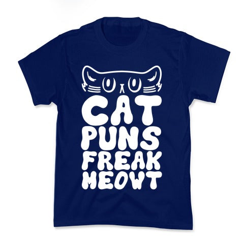 Cat Puns Freak Meowt Kid's Tee