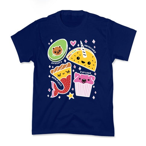 Cute Food Mashups Kid's Tee