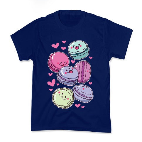Cute Macarons Pattern Kid's Tee