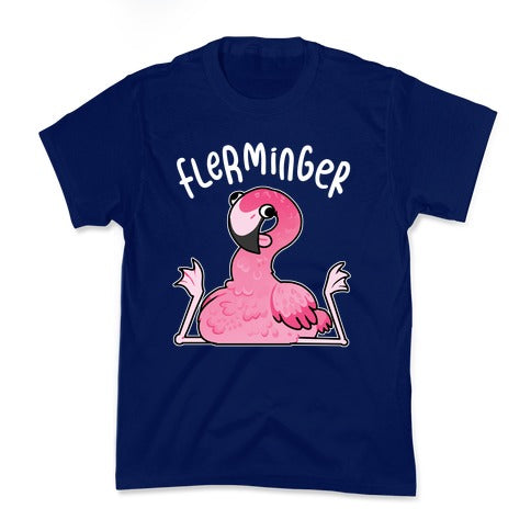 Derpy Flamingo Flerminger Kid's Tee