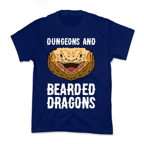 Dungeons And Bearded Dragons Kid's Tee