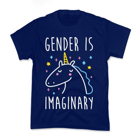 Gender Is Imaginary Unicorn Kid's Tee