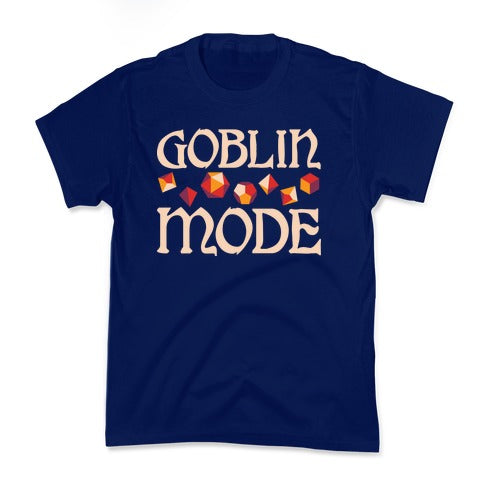 Goblin Mode D&D Kid's Tee