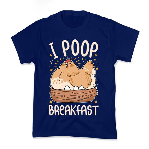 I Poop Breakfast Kid's Tee