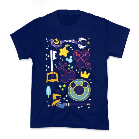 Kingdom Hearts pattern Kid's Tee