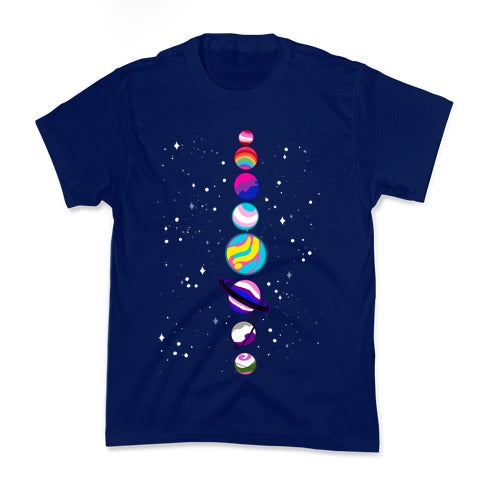 LGBTQ+ Planets Kid's Tee