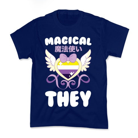 Magical They - Non-binary Pride Kid's Tee