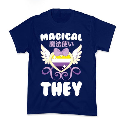 Magical They - Non-binary Pride Kid's Tee