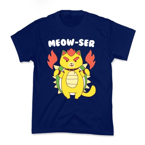 Meow-ser Bowser Kid's Tee