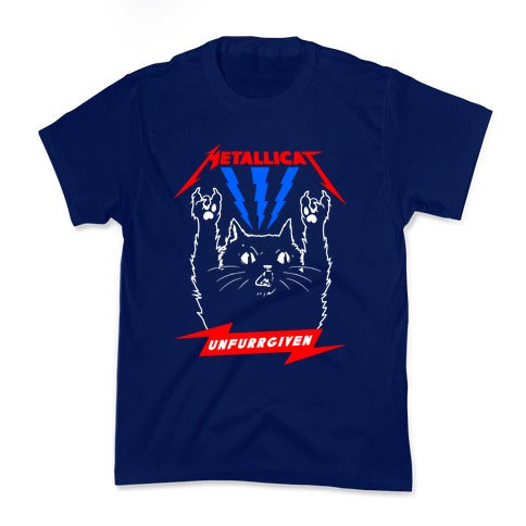 Metallicat Unfurrgiven Darkness Edition Kid's Tee