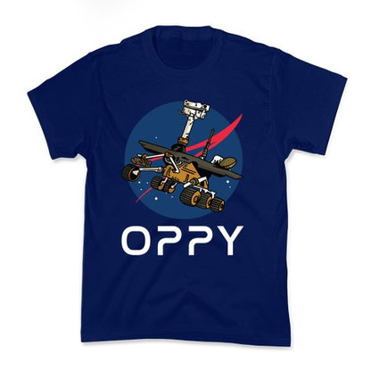 Oppy Nasa Parody Logo Kid's Tee