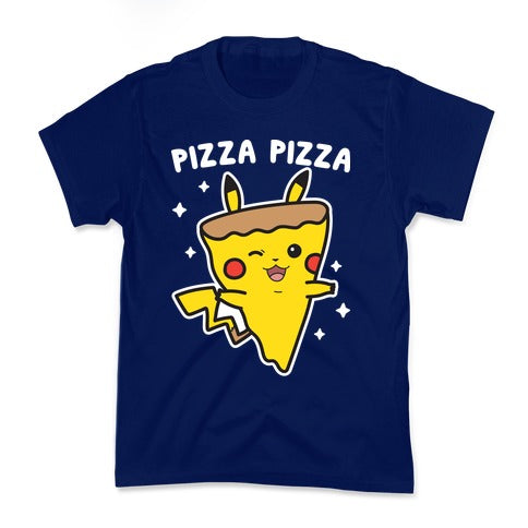 Pizza Pizza Pikachu Parody Kid's Tee