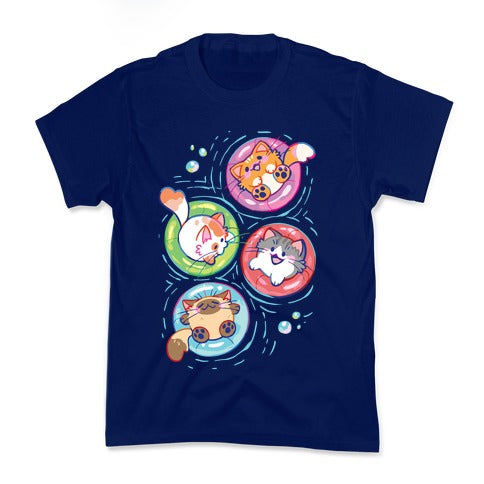 Pool Party Cats Kid's Tee