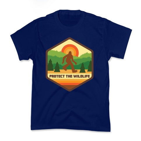 Protect The Wildlife (Bigfoot) Kid's Tee