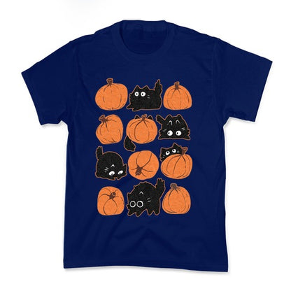 Pumpkin Cats Kid's Tee