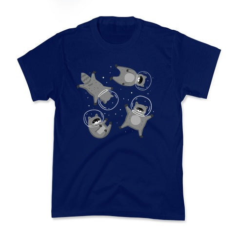 Raccoons In Space Kid's Tee