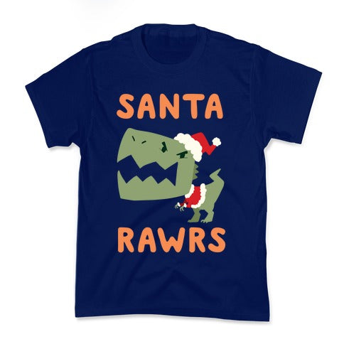 Santa RAWRS! Kid's Tee