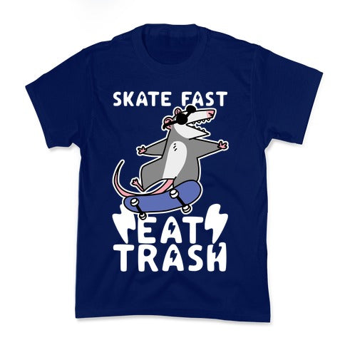 Skate Fast, Eat Trash Kid's Tee
