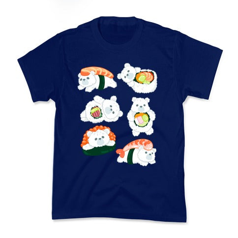 Sushi Bears Pattern Kid's Tee