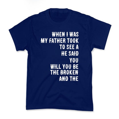 When I Was a Young Boy (1 of 2 pair) Kid's Tee