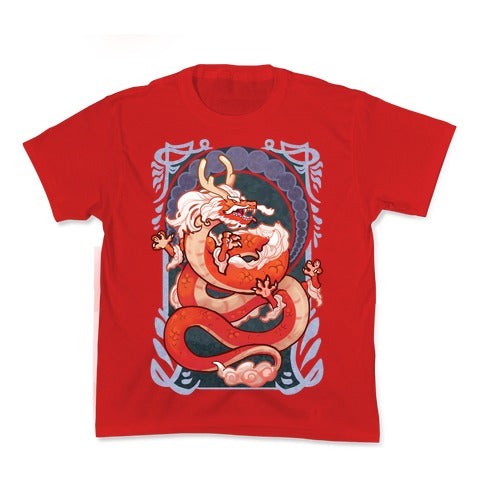 Art Nouveau Dragon Kid's Tee