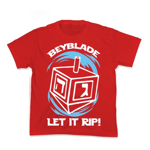 Beyblade Let It Rip Dreidel  Kid's Tee