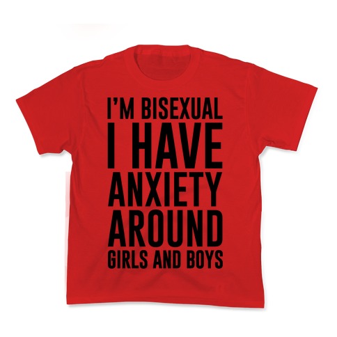 Bisexual Anxiety Kid's Tee
