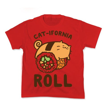 California Cat Roll Kid's Tee