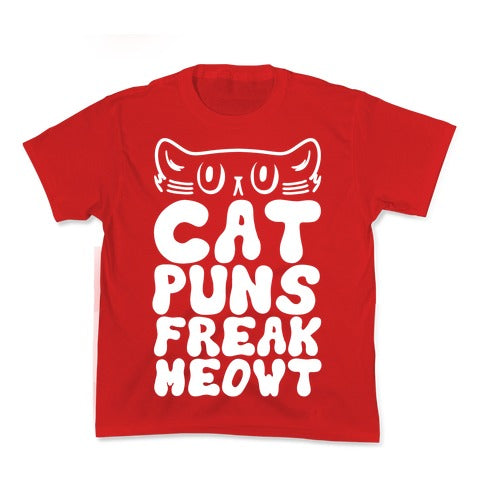 Cat Puns Freak Meowt Kid's Tee