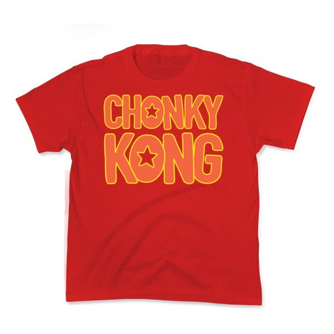 Chonky Kong Parody Kid's Tee