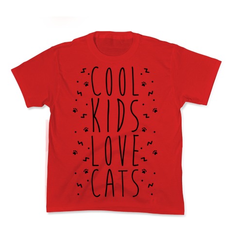 Cool Kids Love Cats Kid's Tee