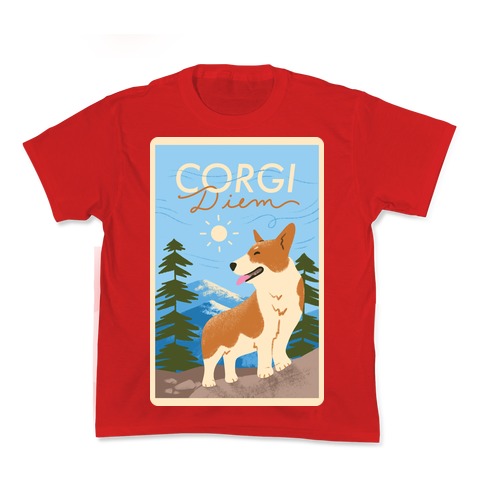 Corgi Diem Kid's Tee