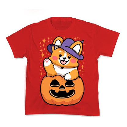 Cute Halloween Corgi Kid's Tee