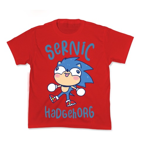 Derpy Sonic Sernic Hadgehorg Kid's Tee