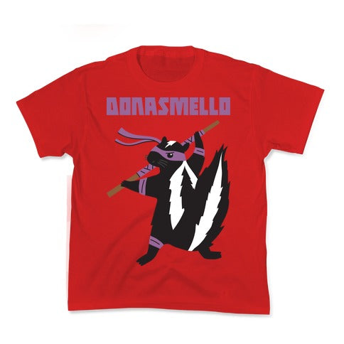 Donasmello (Donatello Skunk) Kid's Tee