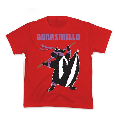 Donasmello (Donatello Skunk) Kid's Tee