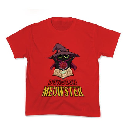 Dungeon Meowster Kid's Tee