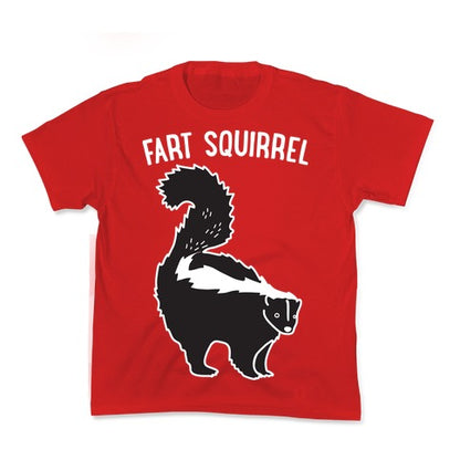 Fart Squirrel Skunk Kid's Tee