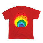 Frogs In Frogs In Frogs Rainbow Kid's Tee