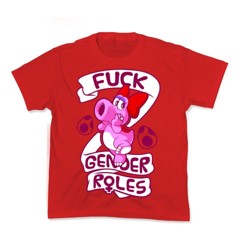 Fuck Gender Roles (Birdo) Kid's Tee