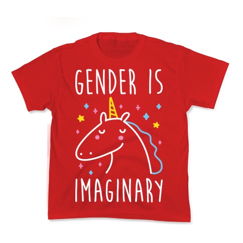 Gender Is Imaginary Unicorn Kid's Tee