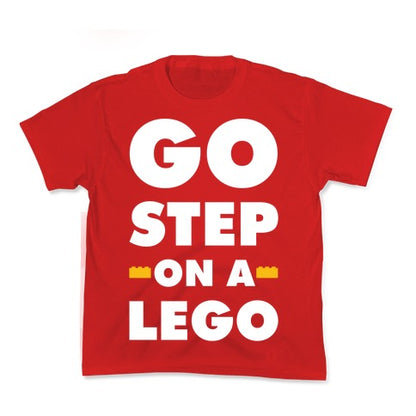 Go Step On A Lego Kid's Tee