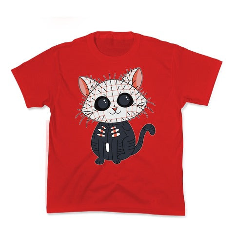 Hellraiser Pinhead Kitten Kid's Tee