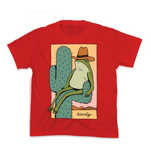 Howdy Frog Cowboy Kid's Tee