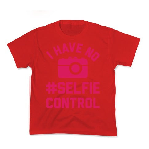 I Have No #Selfie Control Kid's Tee