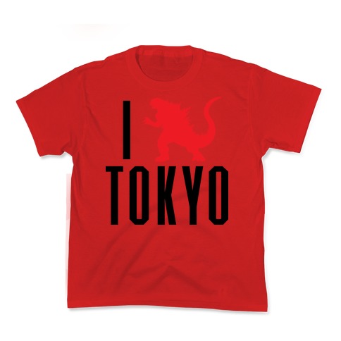 I Love Tokyo (Godzilla) Kid's Tee
