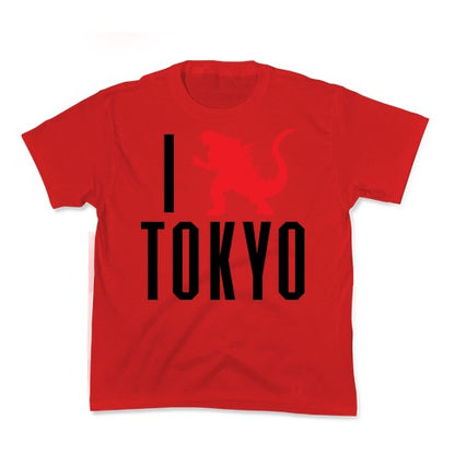 I Love Tokyo (Godzilla) Kid's Tee