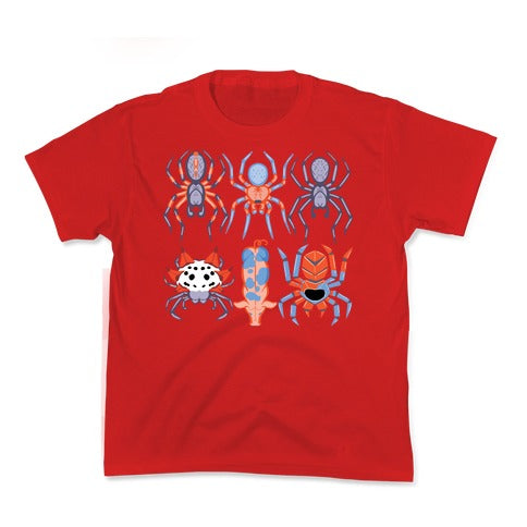 Into the Spiderverse Pattern Kid's Tee