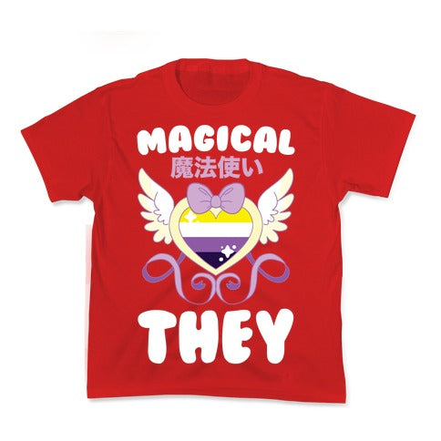 Magical They - Non-binary Pride Kid's Tee