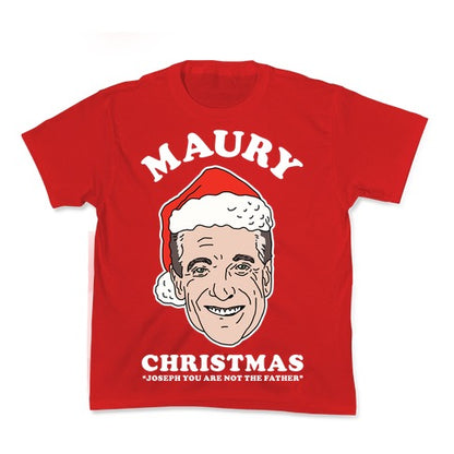 Maury Christmas Joseph You are Not the Father Kid's Tee